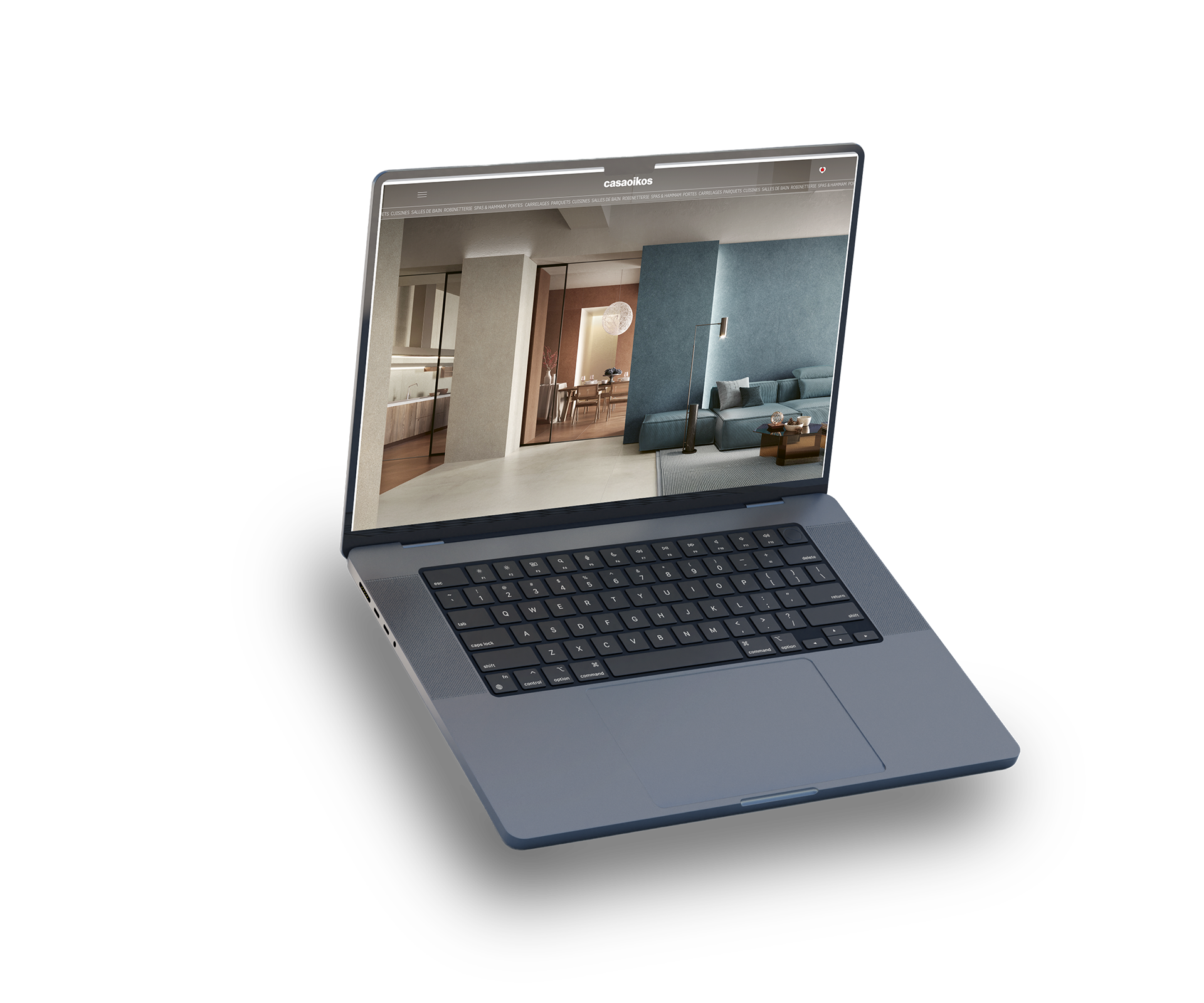 Sito web Casaoikos France progettato da Regroup per il mercato francese del design d’interni