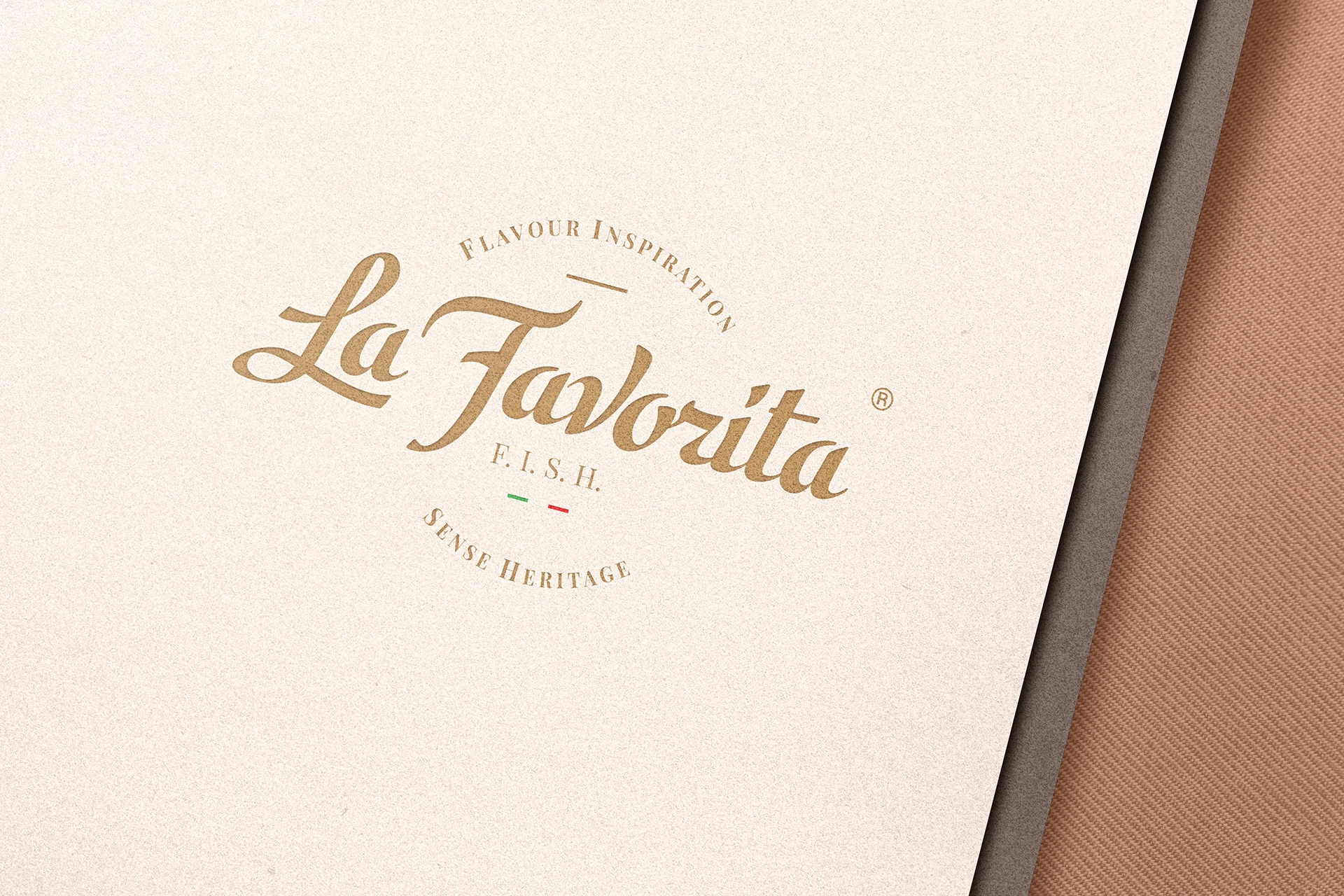 Restyling del logo La Favorita con font personalizzato