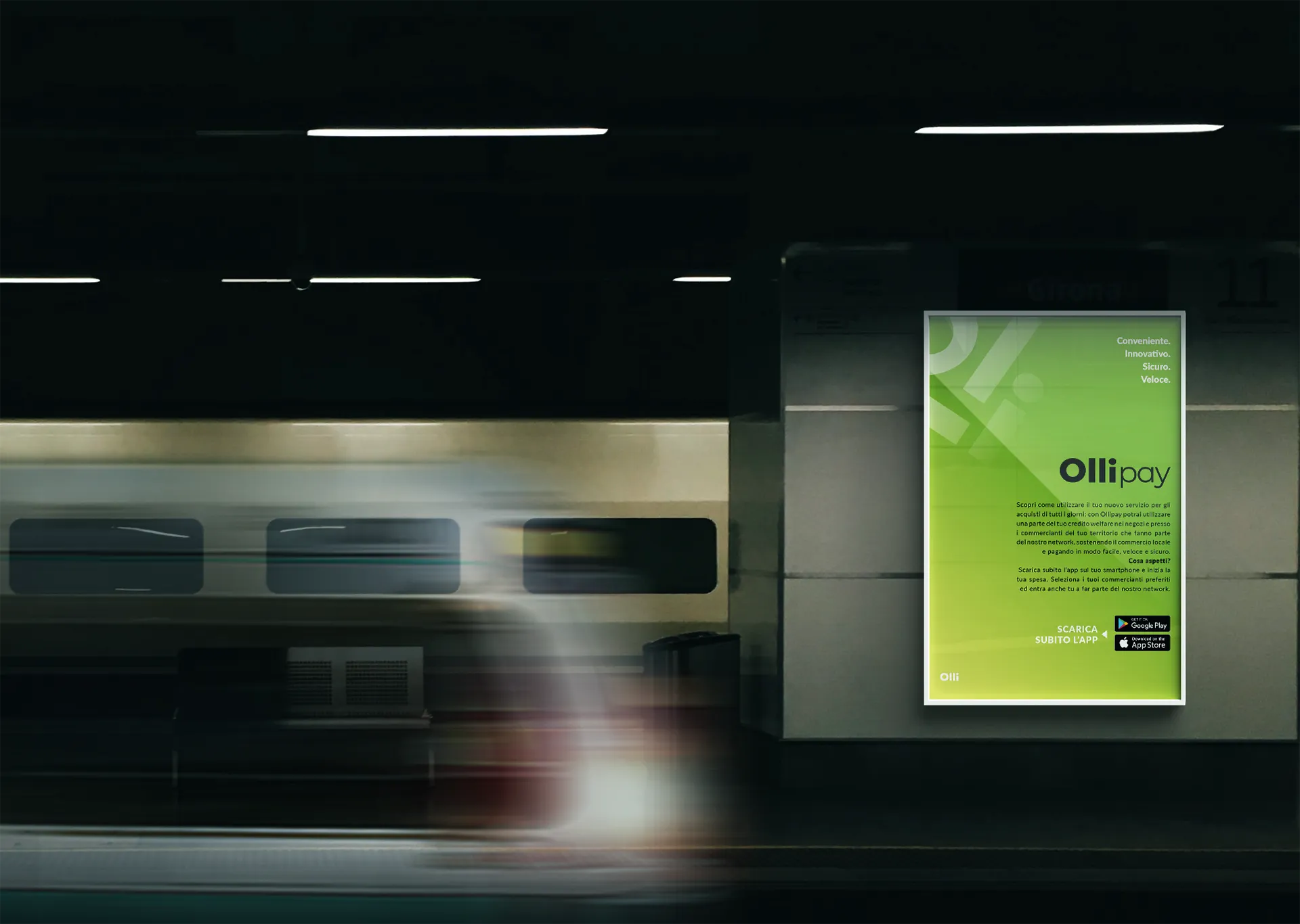 Identità visiva e materiali di comunicazione per il brand Ollipay